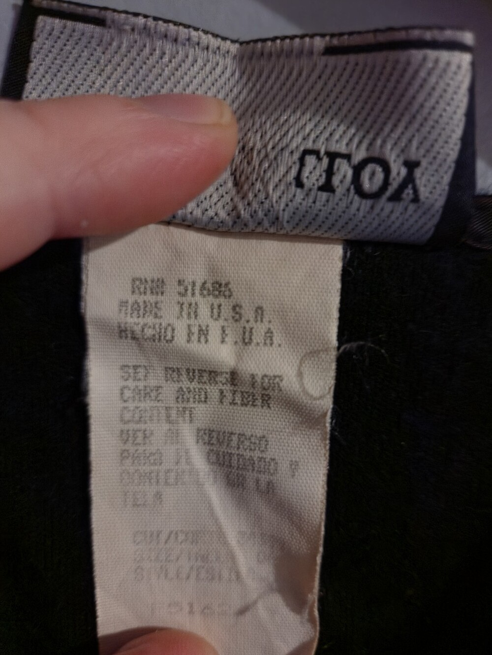 Molly Malloy Black Cardigan with Pearl Buttons - Picture 3 of 5